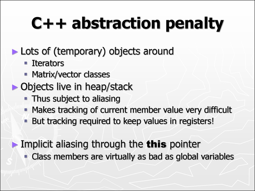 C++ abstraction penalty