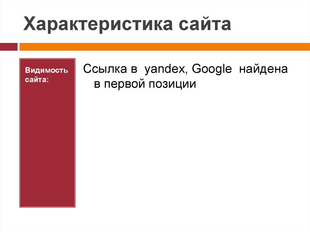 Характеристика сайта. Технические характеристики сайта. Характеристика портала. Технические характеристики сайта пример.