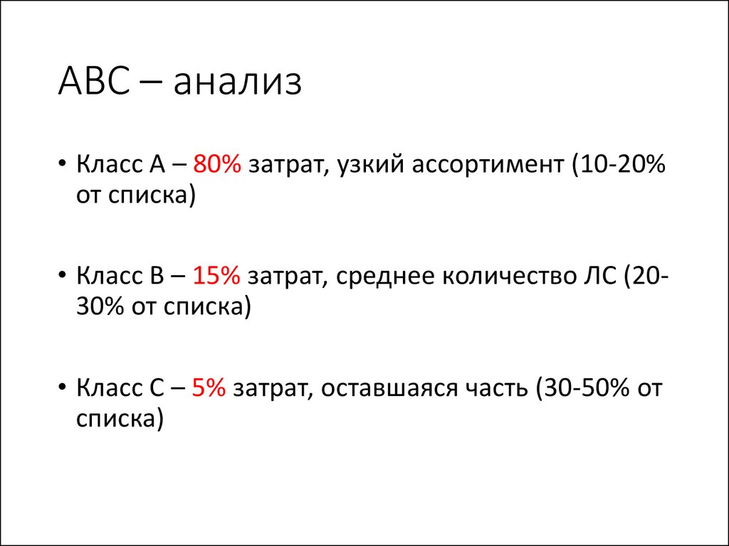 Презентация авс анализ