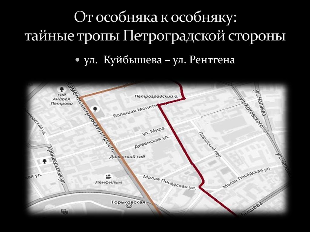 От особняка к особняку: тайные тропы Петроградской стороны