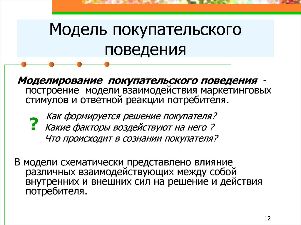 Моделирование поведения. Моделирование покупательского поведения. Построение модели покупательского поведения.. Моделирование поведения клиента. Моделирование поведения потребителей в маркетинге.