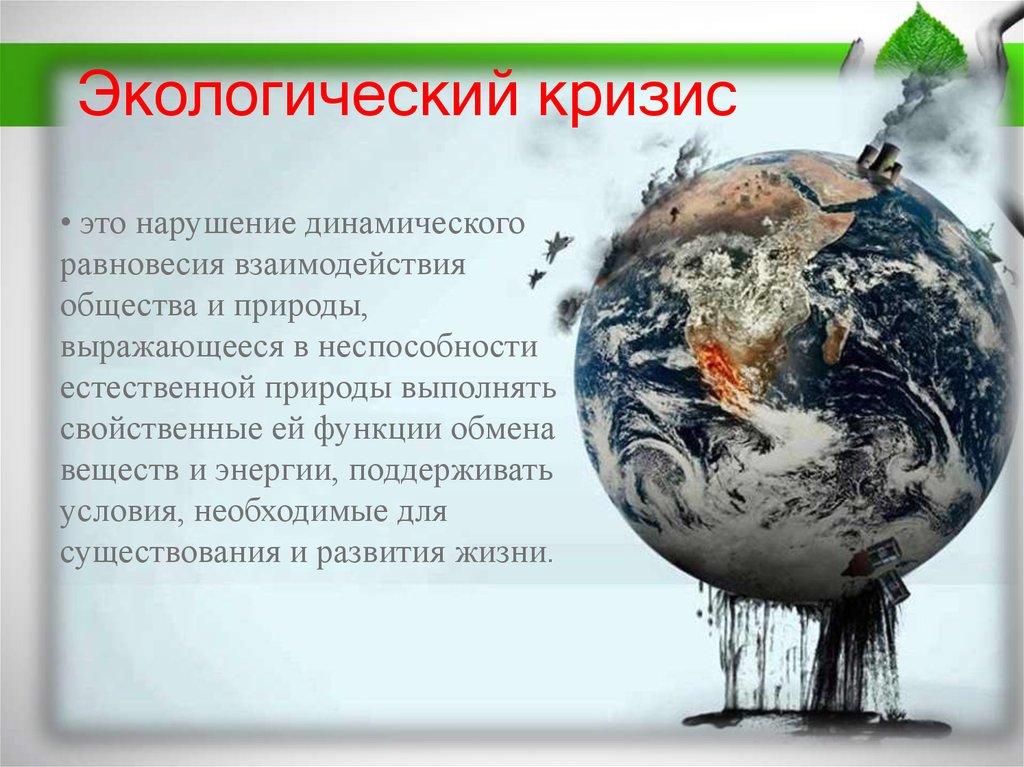 Подготовьте информационный проект на тему экологический кризис глобальная проблема современности