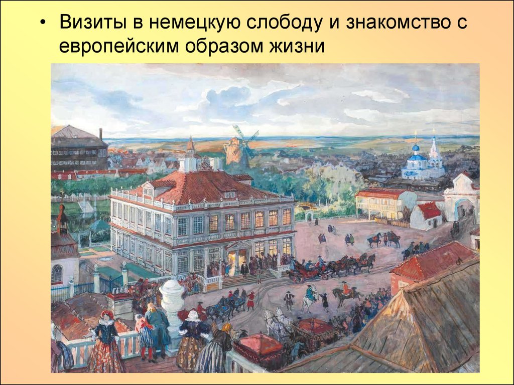 Слободы москвы. В немецкой Слободе а н Бенуа 1911. Немецкая Слобода 17 век в Москве. Картины а Бенуа немецкая Слобода. Кукуй немецкая Слобода.