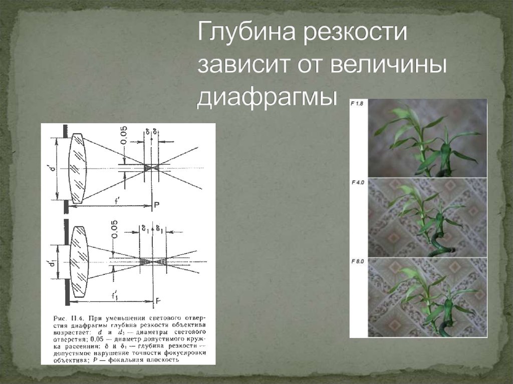 Глубина резкости. Глубина резко изображаемого пространства зависит. Зависимость глубины резкости от диафрагмы. Карта глубины резкости.