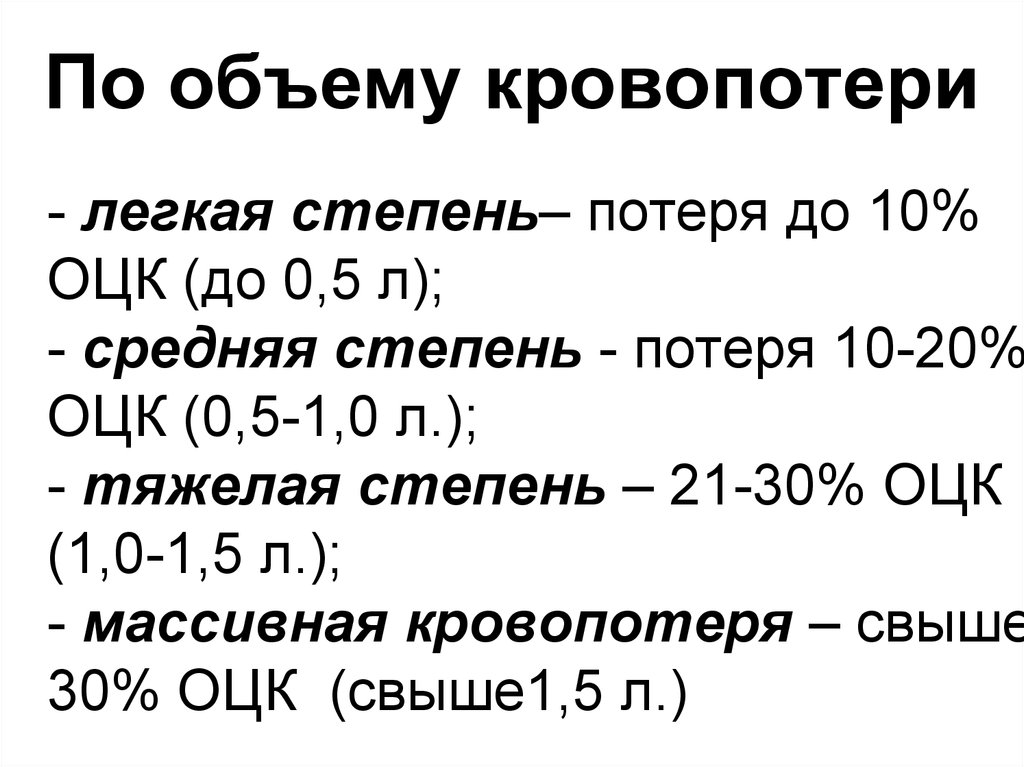 Сильная потеря крови. Объем кровопотери. Степени объема кровопотери. Расчет степени кровопотери. Оценить объем кровопотери.