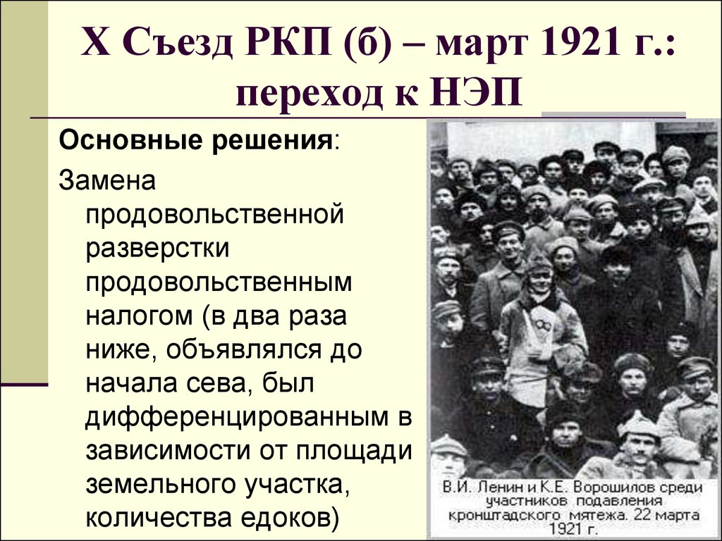 X съезд партии новая экономическая политика. Съезде РКП (Б) (март 1921. 1921 X конференция РКП(Б) НЭП. НЭП 10 съезд РКП Б. Х съезде РКП(Б) В 1921.