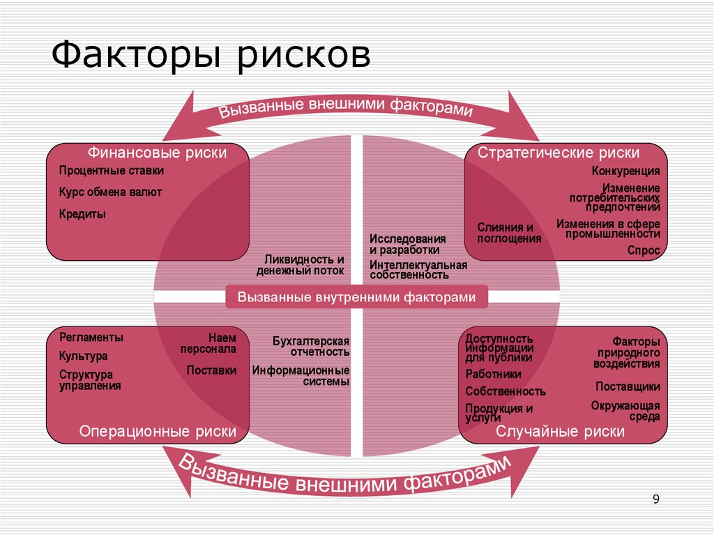 Внутренние риски проекта