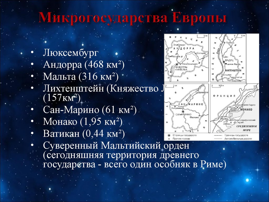 Микрогосударства европы список. Микрогосударства Европы. Микрогосударства зарубежной Европы.