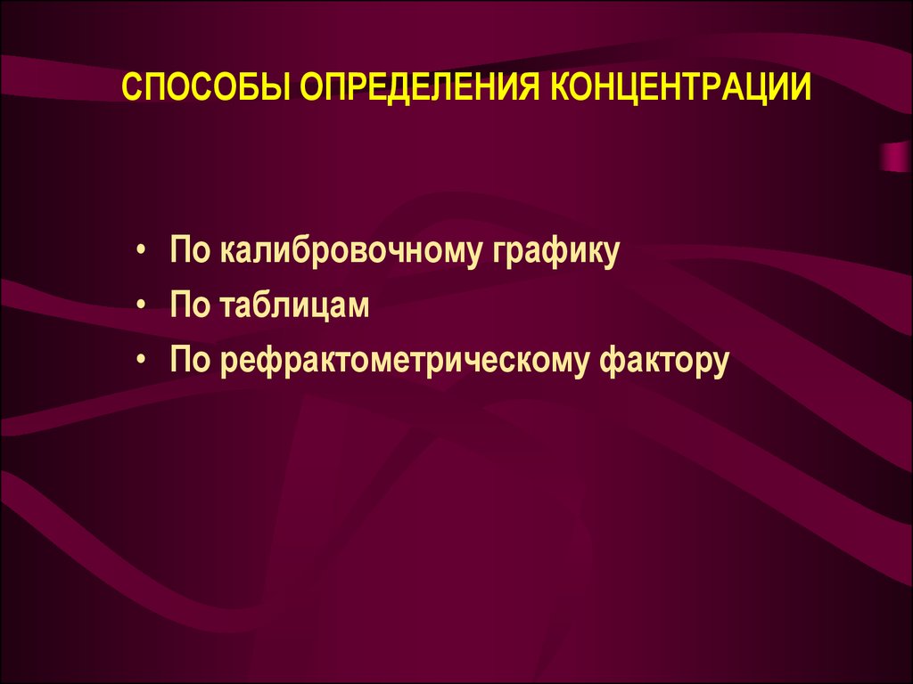 Факторы определяющие содержание. Способы определения концентрации. Способ это определение. Инструментальные методы определения концентрации. Классификация методов измерения концентрации.