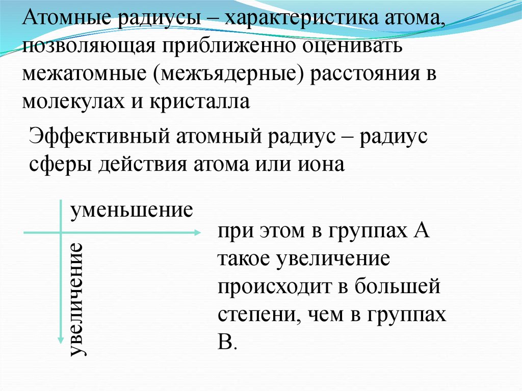 Атомный радиус. Эффективный радиус атома или Иона. Атомный радиус свойства. Атомный радиус серы.