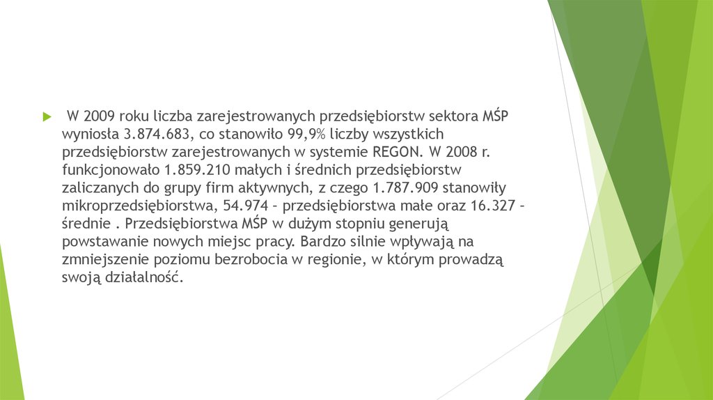 Źródła Finansowania Małych I średnich Przedsiębiorstw W Polsce презентация онлайн 2849