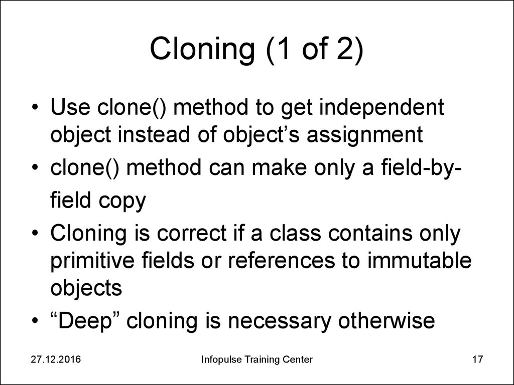 Cloning (1 of 2)