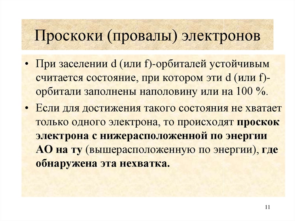 Элемент произойти. Проскок электрона. Провал электрона. Что такое проскок электрона в химии. Провал проскок электрона.