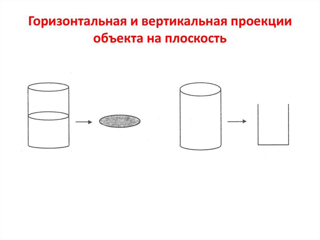 Горизонтальная вертикальная проекции