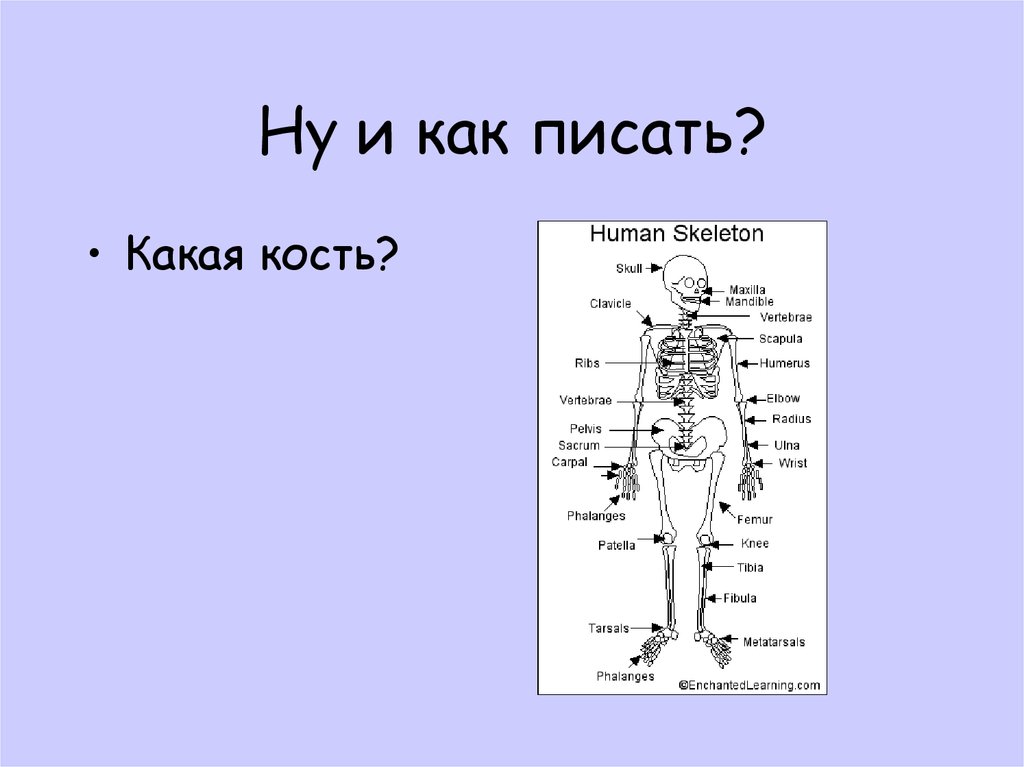 Ну и как писать?