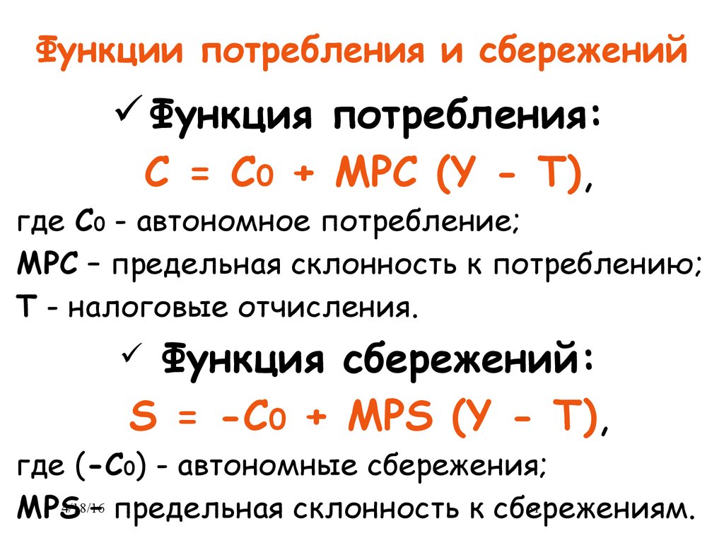 Функции потребностей