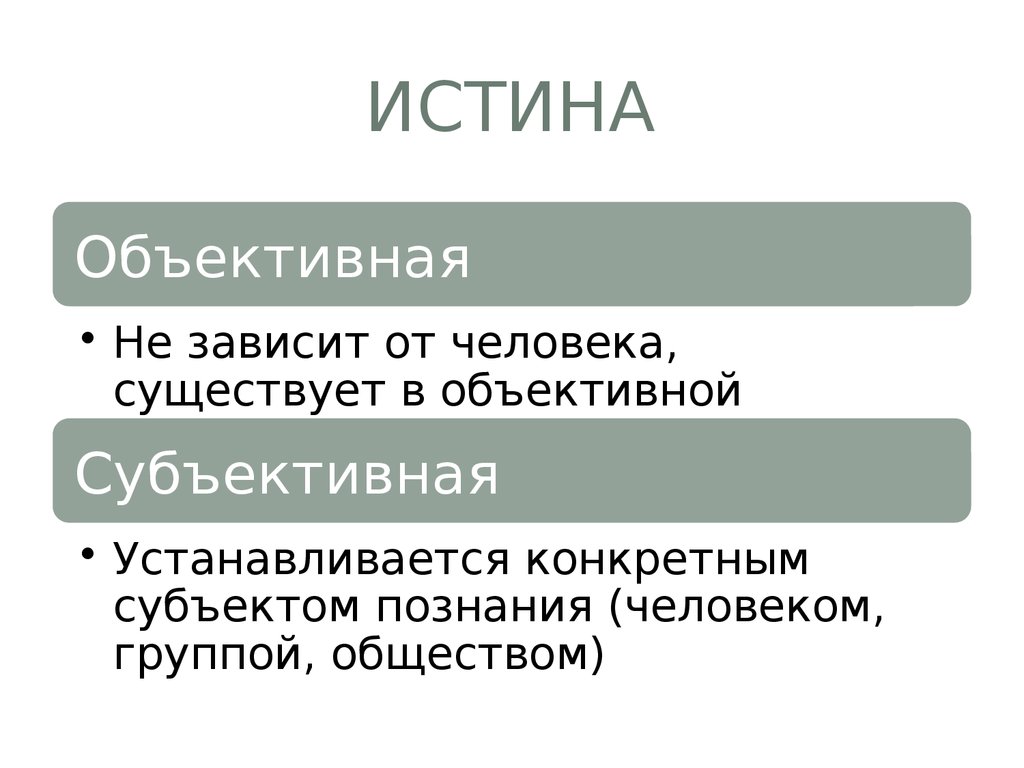 Истина обществознание егэ презентация