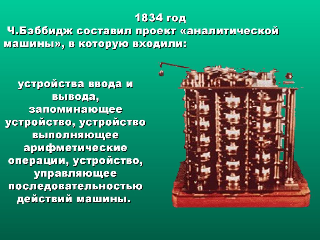 Устройство операции. 1834 Аналитическая машина Бэббидж. Устройство выполняющее арифметические и. Устройство которое выполняет арифметические действия. Классификация Бэббиджа устройства ввода.