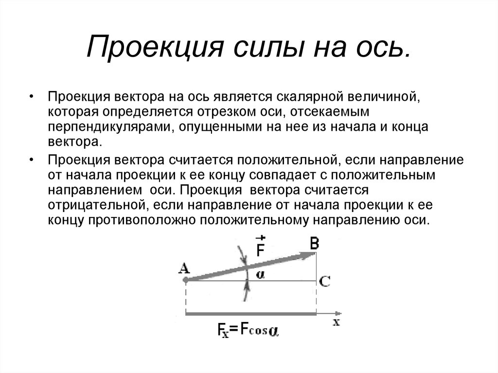 Чему равна проекция силы на ось. Как определяется проекция силы на ось. Как определить значение проекции силы на ось. Проекция силы на ось техническая механика. Формула определения проекции силы на ось.