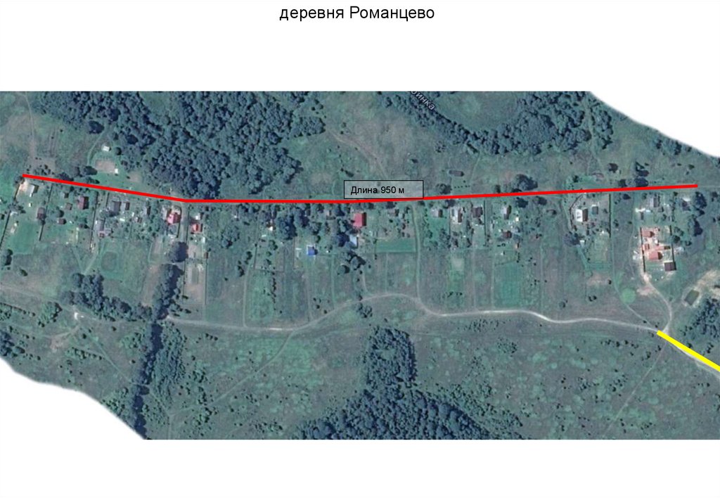 Деревня Романцево Вышетравинского сельского поселения. Антенны в поселке Романцево.