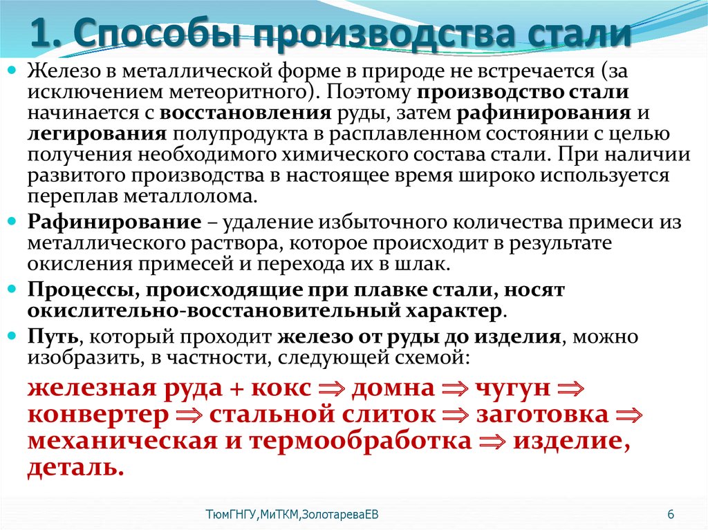 Каким образом производится. Способы получения сталей. Способы производства сталей. Методы получения стали. Способы производства стали.