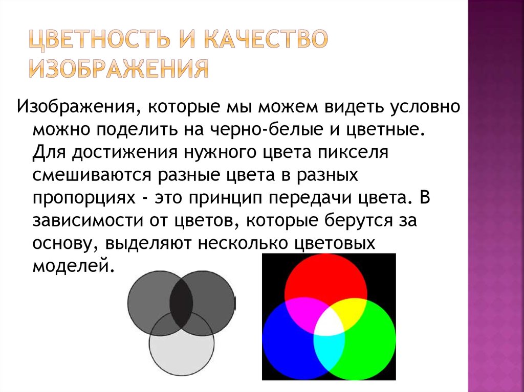 Какие цветовые модели растровых изображений вы можете назвать