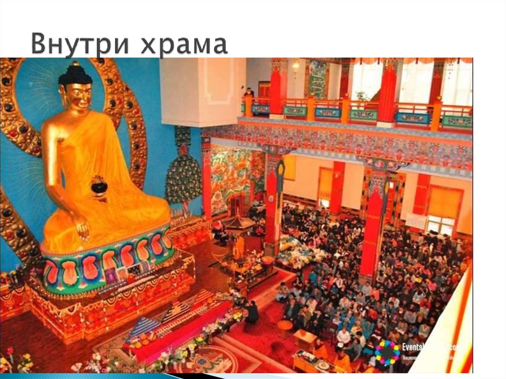 Внутри храма