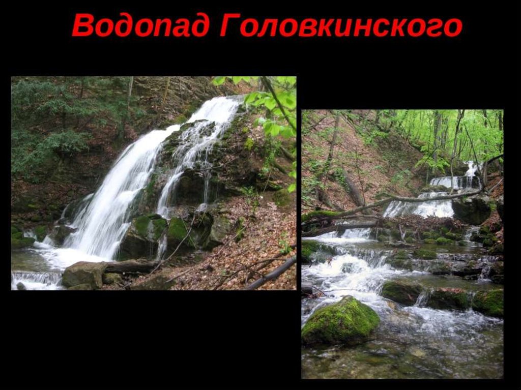 Презентация водопады крыма