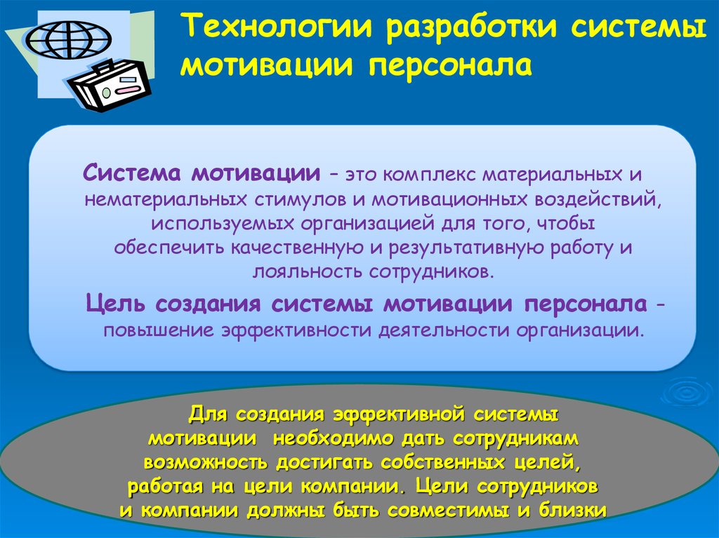 Принципы стимулирования сотрудников на основе системы результативного управления презентация