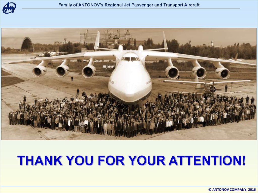 Family Of Antonov S Regional Jet Passenger And Transport Aircraft