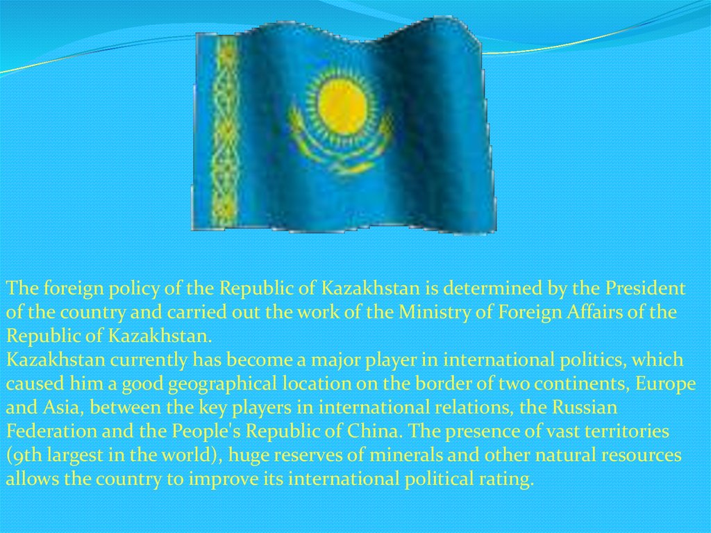 foreign policy of the republic of kazakhstan essay