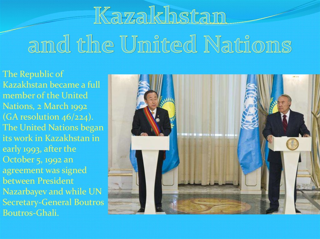 foreign policy of kazakhstan presentation