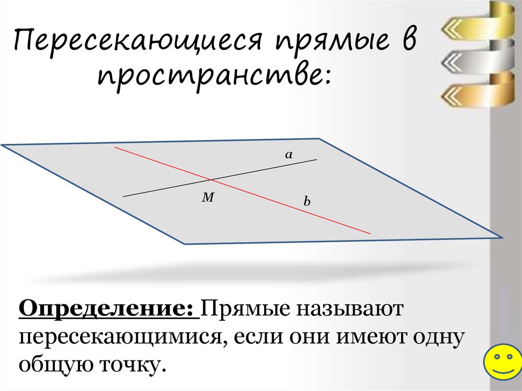 Скрещивающиеся прямые определение. Пересекающиеся прямые в пространстве. Скрещивающиеся прямые в пространстве. Пересечение скрещивающихся прямых в пространстве. Прямые в пространстве скрещивающиеся прямые.