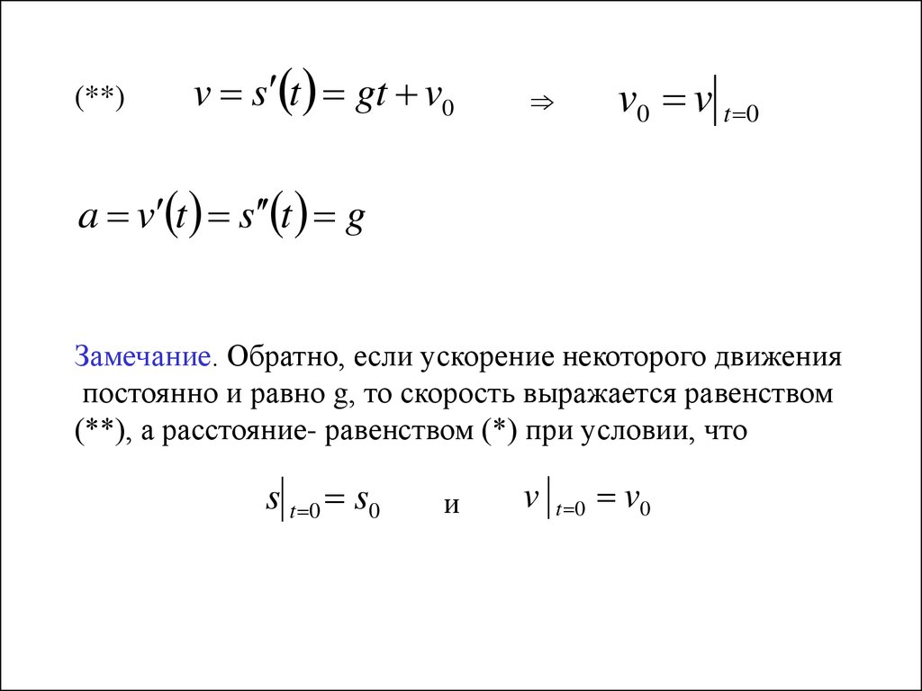 Производные высших порядков презентация