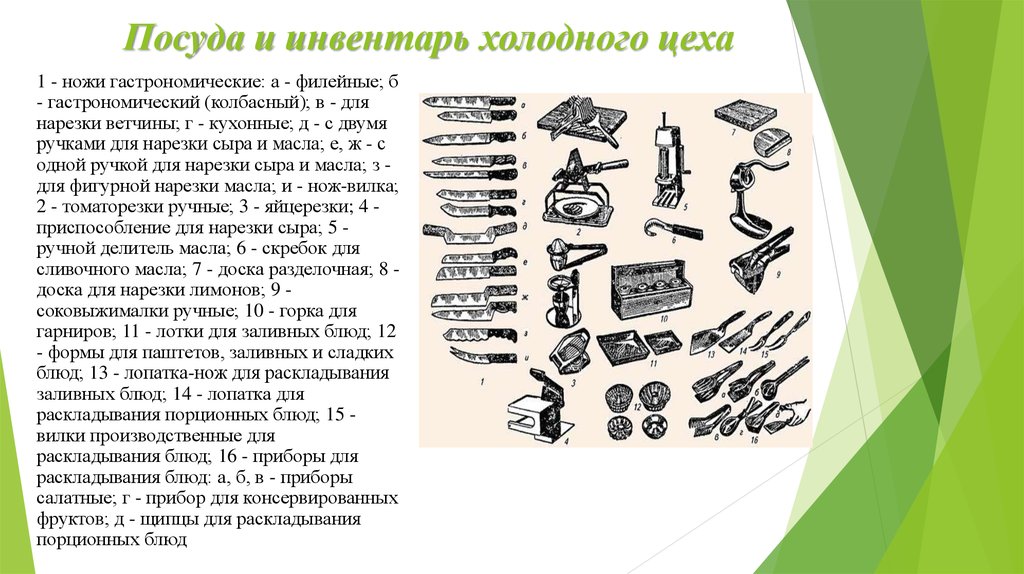 Организация работы холодного цеха для предприятий общественного питания - статьи Фуд-Эквип