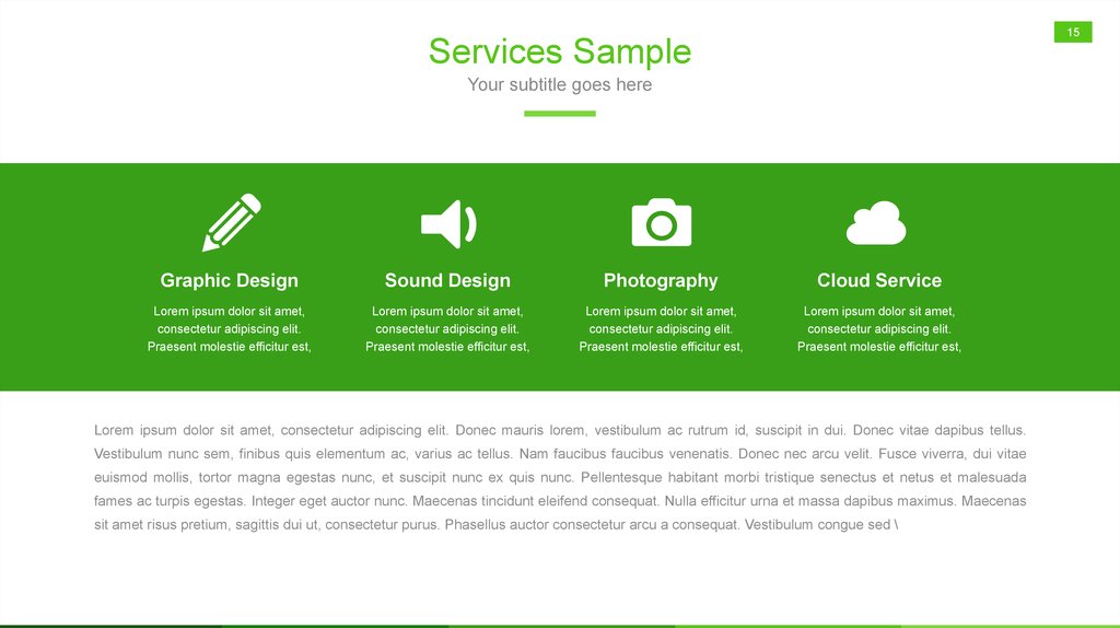 Services Sample