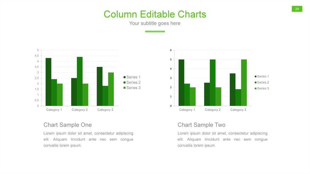 Column Editable Charts