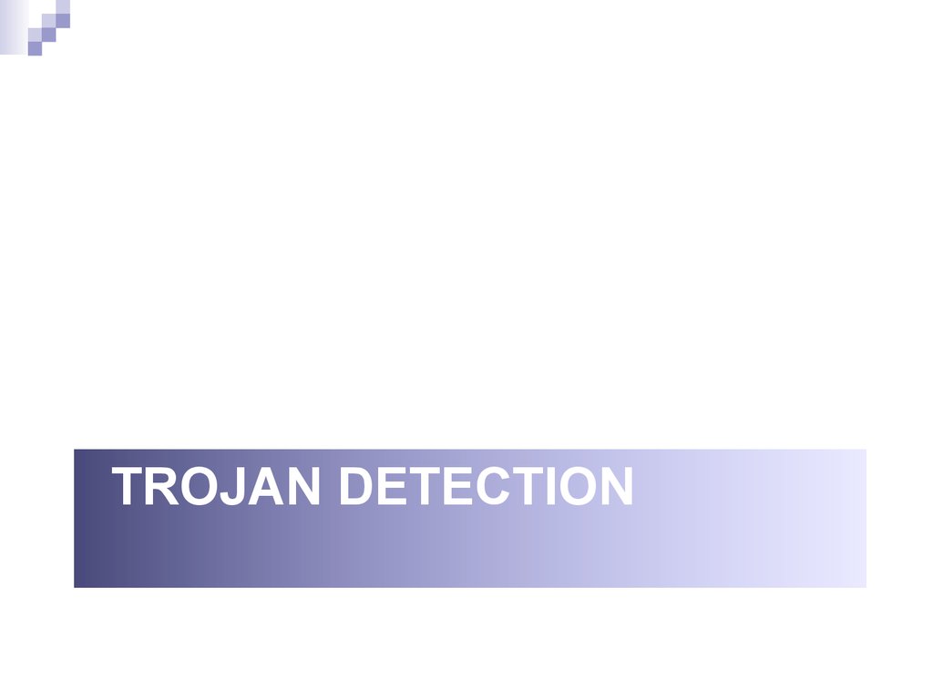 Trojan detection