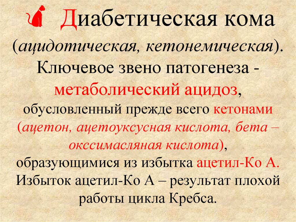 Диабетическая кома