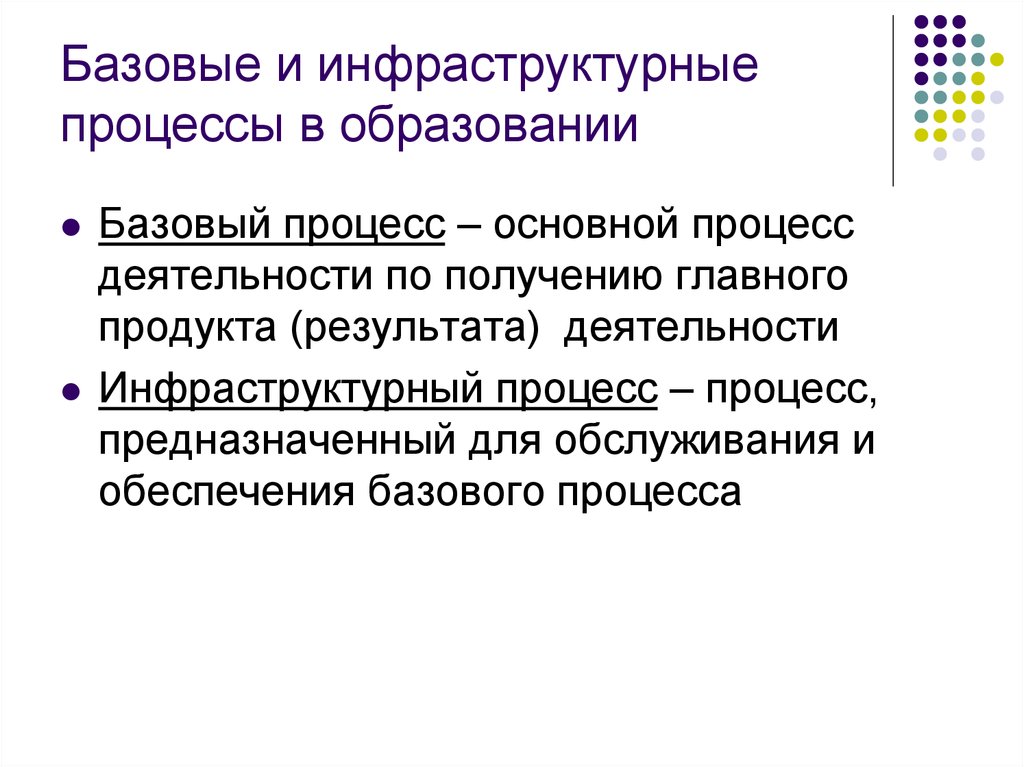 Главная получение. Базовые процессы. Базовые процессы в образовании. Базисные и ключевые процессы. Базисный процесс что это в психологии.