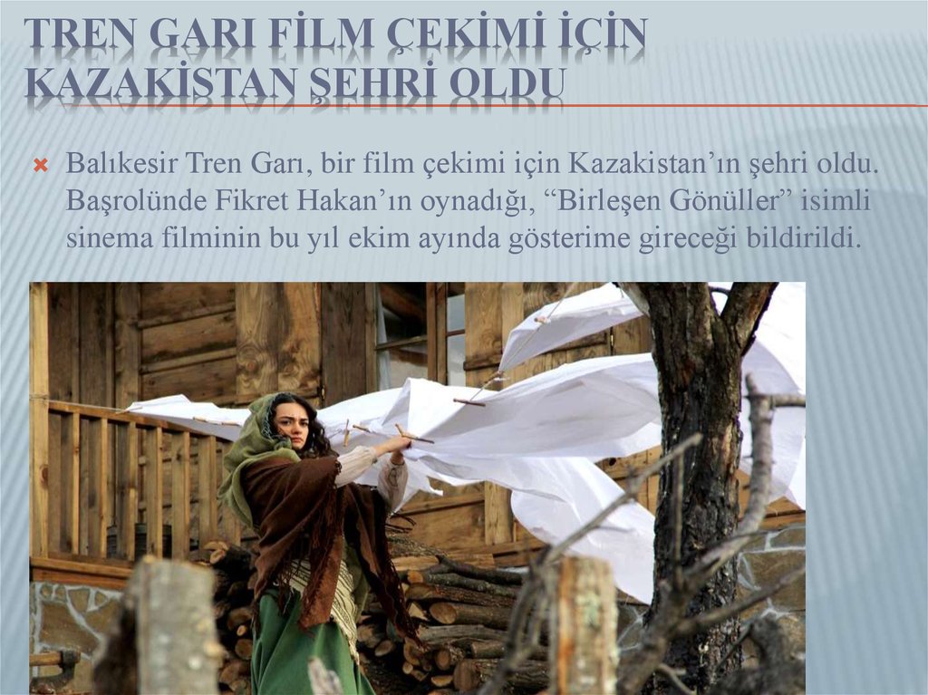 TREN GARI FİLM ÇEKİMİ İÇİN KAZAKİSTAN ŞEHRİ OLDU