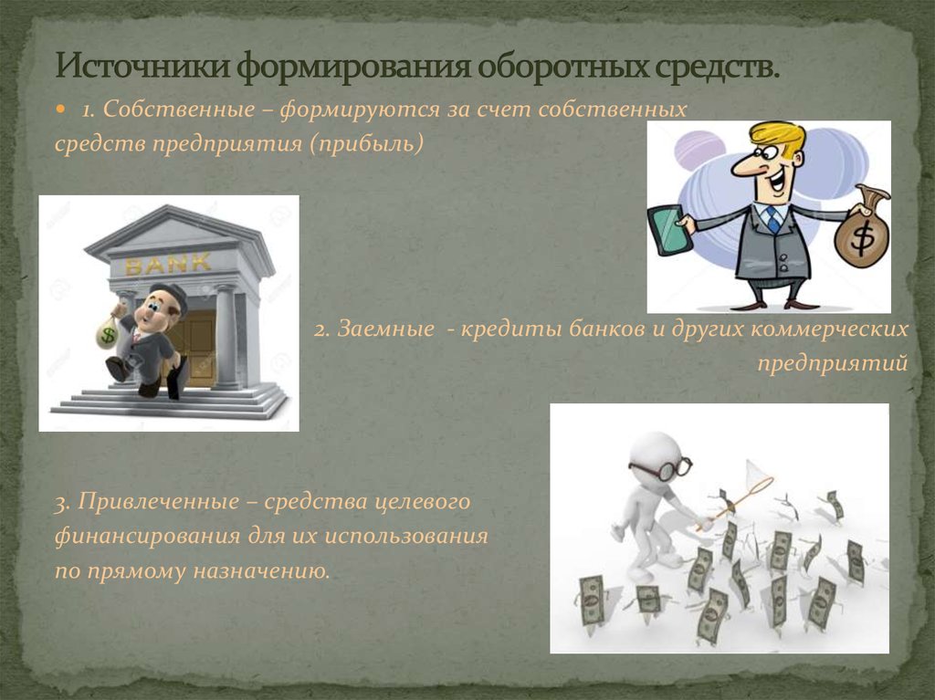 Оборотные средства предприятия - презентация онлайн