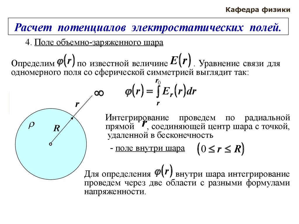 Напряженность гравитационного поля