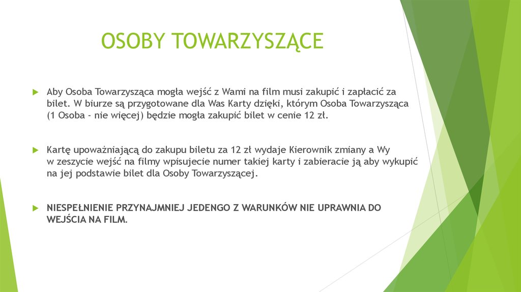 OSOBY TOWARZYSZĄCE