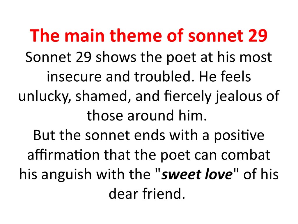 iambic pentameter sonnet 29