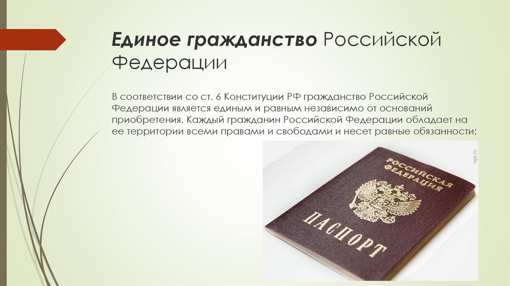 Российское гражданство кратко
