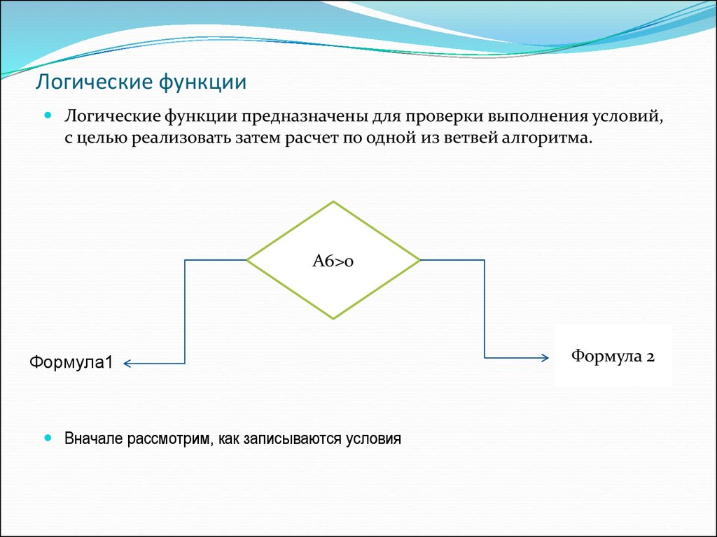 Функции логики. Логические возможности. Презентация 4 класс.