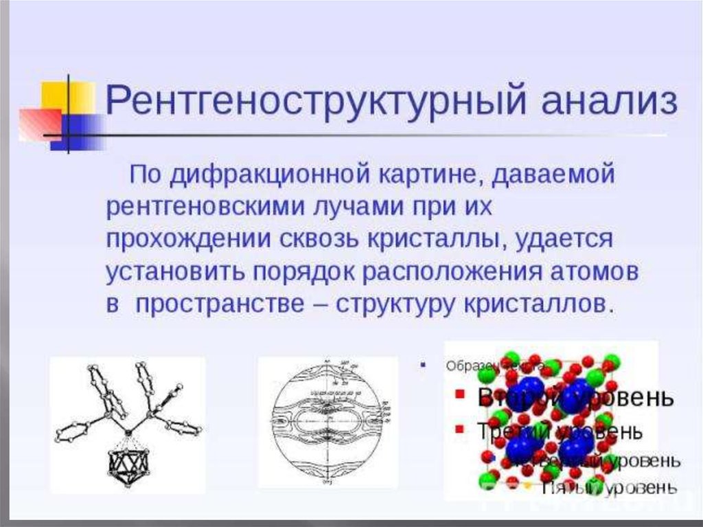 Рентгеноструктурный анализ презентация