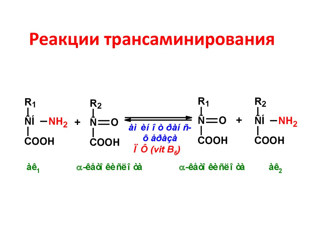 Нарушение реакции