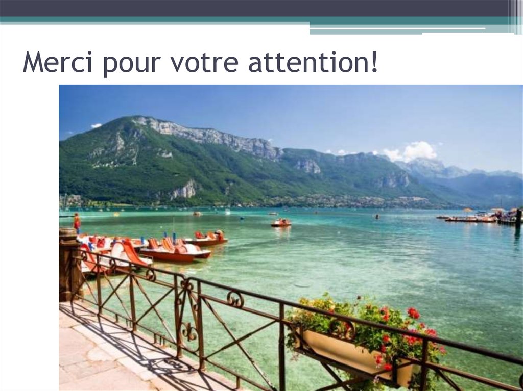 Merci pour votre attention!